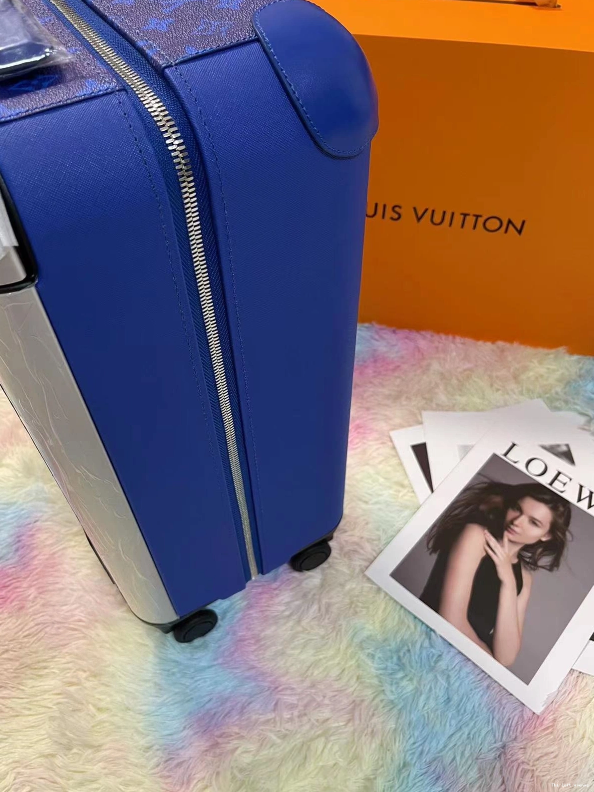 TAIGARAMA HORIZON CABIN 55 37L SUITCASE BLUE CUSTOM 0714
